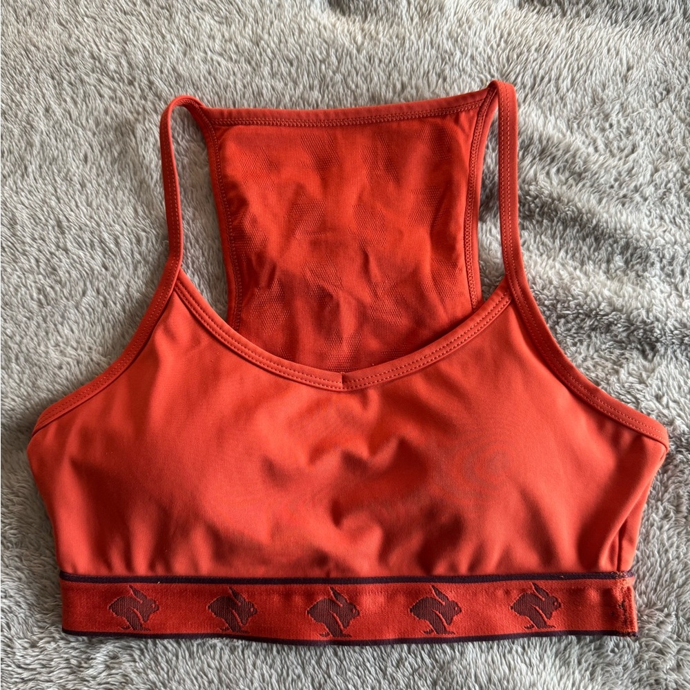 XS Rabbit Strappy sports bra orange